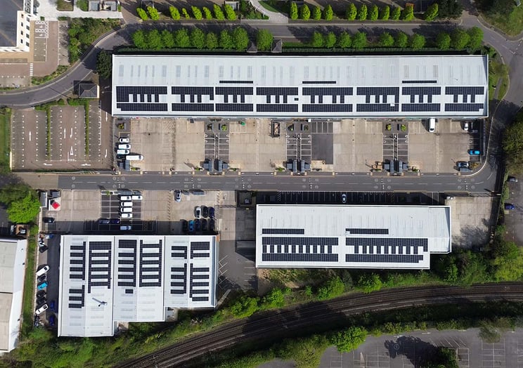 Cathedral Hill Industrial Estate - Warehouse Solar Panel Installation