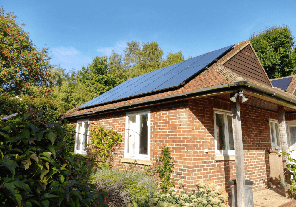 Cottage solar panels