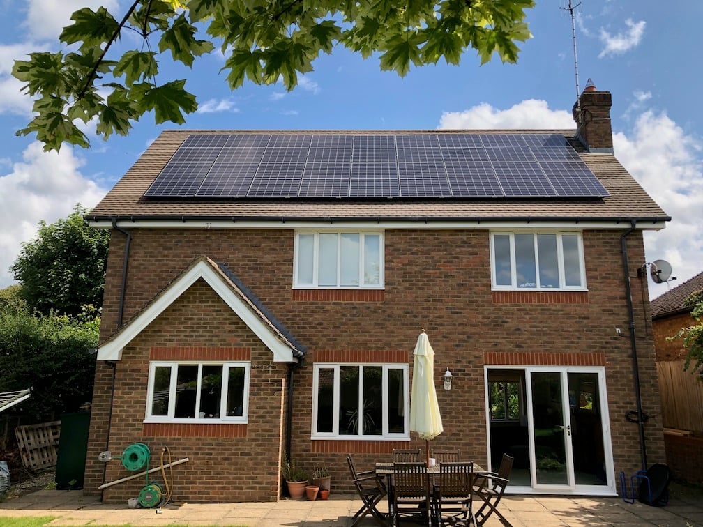 Oxted solar panels