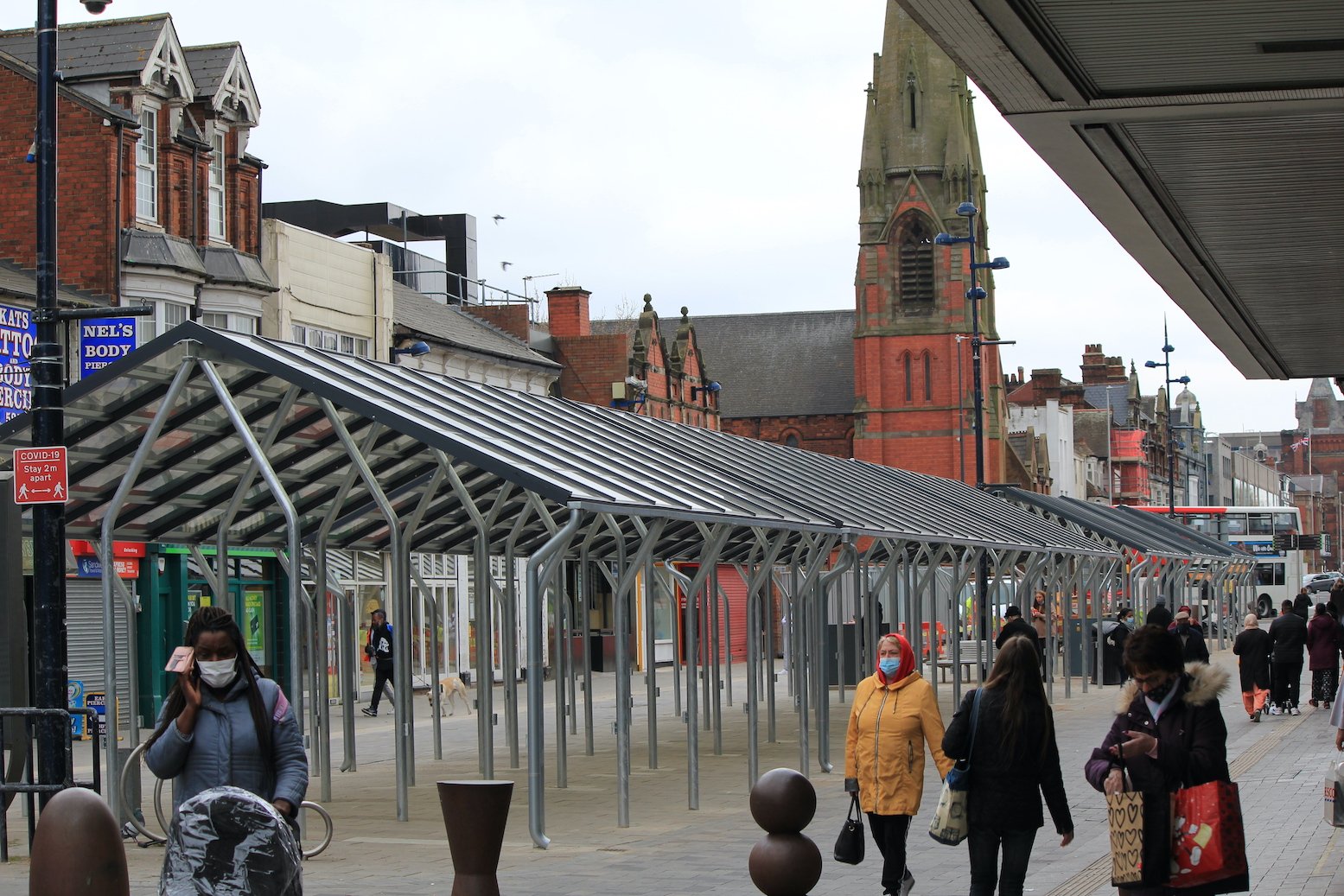 New market stalls