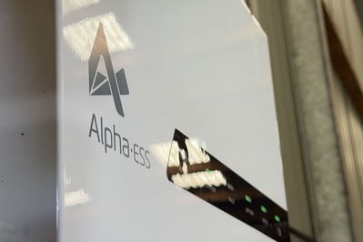 Nigel - 19 Powerwall Case Study Spirit Energy - Alpha ESS Battery System Close Up