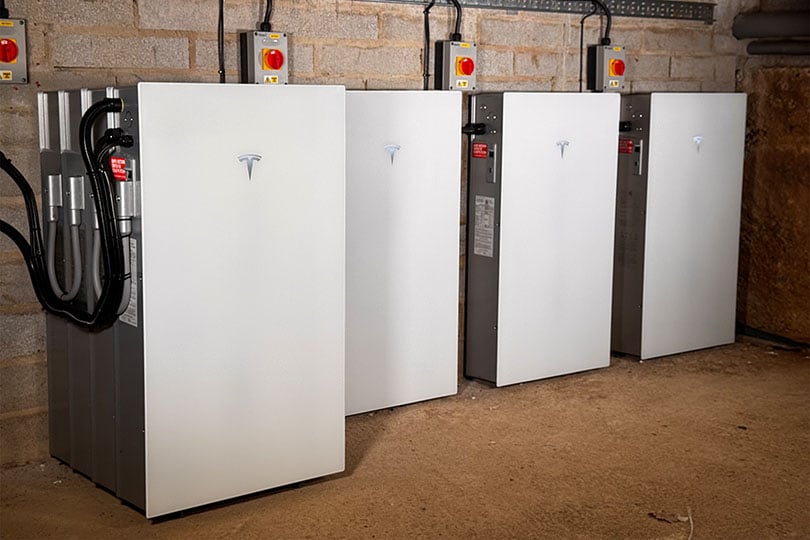 Nigel - 19 Powerwall Case Study Spirit Energy - Finished Tesla Powerwall 3 Expansion Packs in Basement
