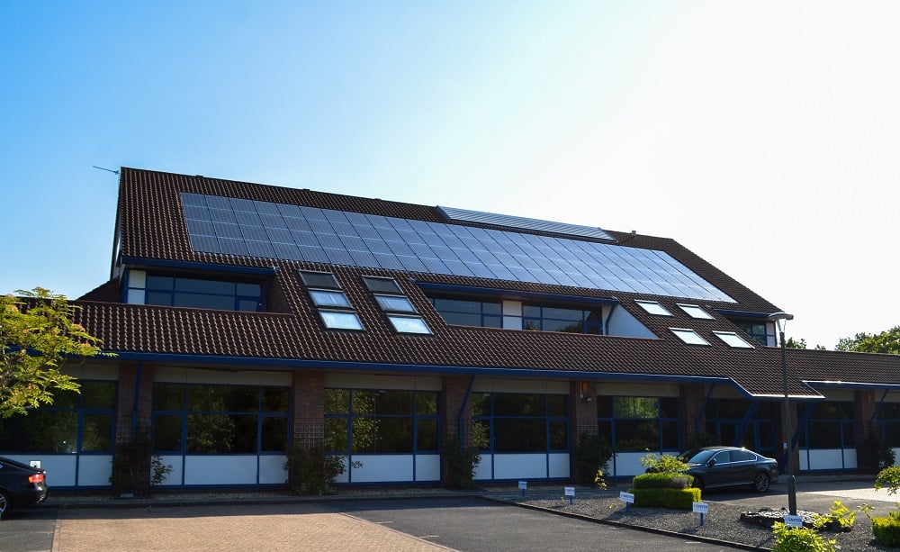 solar PV on commercial building