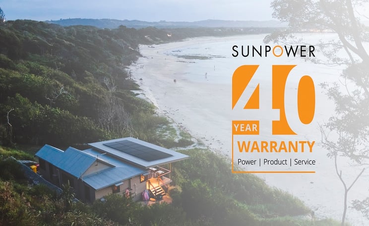 SunPower 40 year warranty