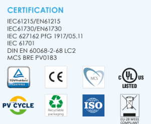 panel certifications