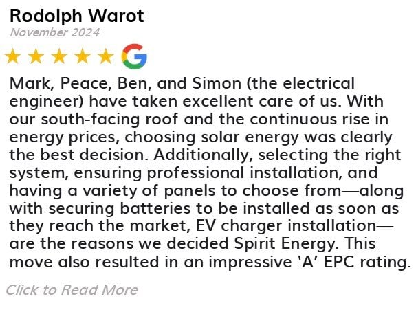 Spirit Energy Review - Rodolph Warot